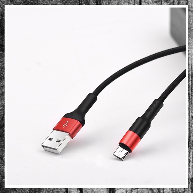 Cáp Sạc Hoco X26 Micro - 1M - Hỗ trợ sạc nhanh
