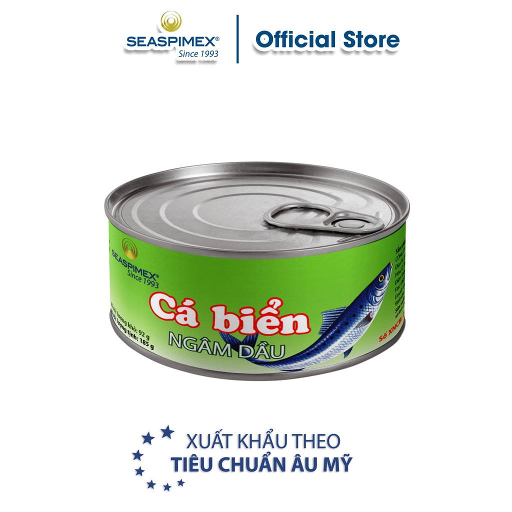 Cá biển ngâm dầu SEASPIMEX 185gr