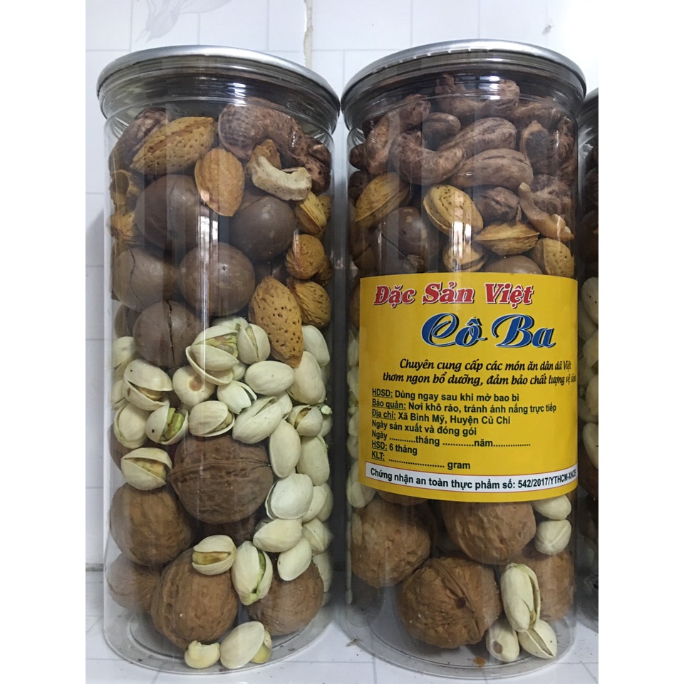 [450gram] Hạt Dinh Dưỡng Mix 5 Loại Cao Cấp Tốt Cho Sức Khỏe - đồ ăn vặt