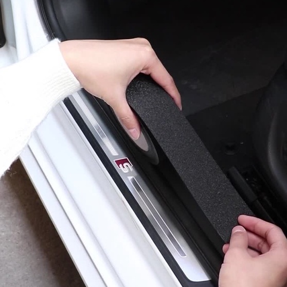 Băng Keo Nhám Dán Chống Trượt, Chống Xước, Chống Va Chạm Chuyên Dụng Cho Ô Tô, Xe Máy Dễ Sử Dụng - Dài 5m [Hàng Cao Cấp]