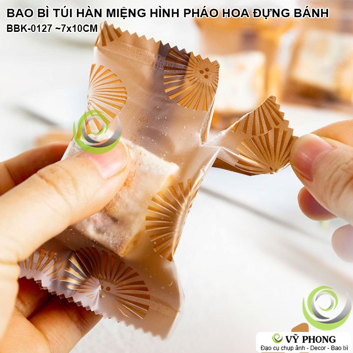 BAO BÌ TÚI HÀN MIỆNG 7x10CM ĐỰNG BÁNH KẸO LỄ TẾT LÀM QUÀ TẶNG CÁC DỊP XUÂN NĂM MỚI BBK-0127