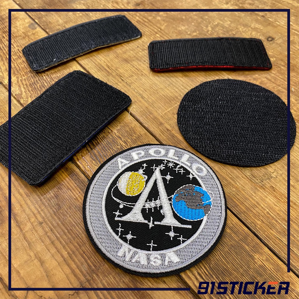 PATCH VẢI VELCRO NASA, SPACEOUT khoá dán dùng trang trí quần áo quân đội, mũ(nón), balo