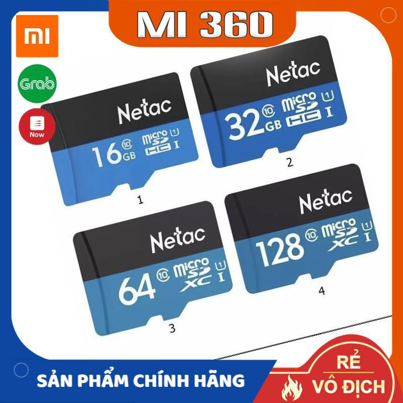 ✅ Chính Hãng✅ Thẻ nhớ micro sd Netac 32GB/ 64GB/ 128GB U1 Class10