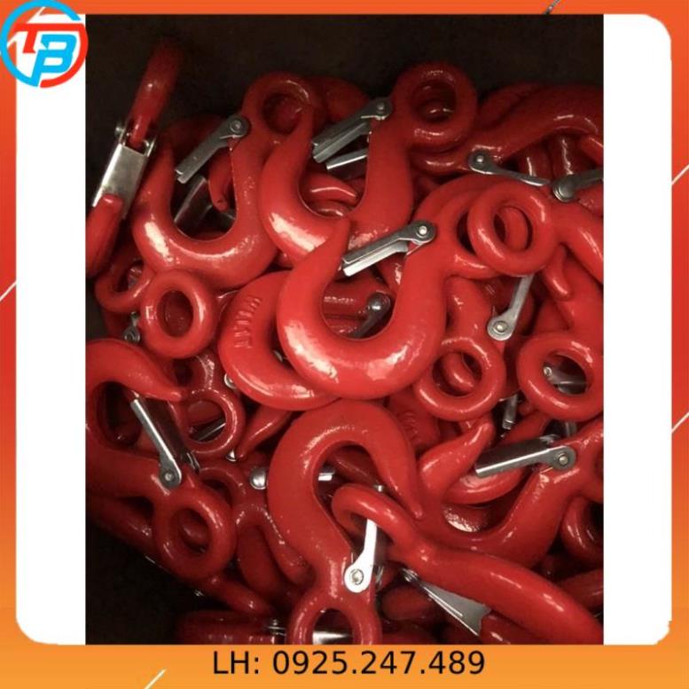 Móc cẩu đỏ 1 tấn (chốt lưỡi gà )