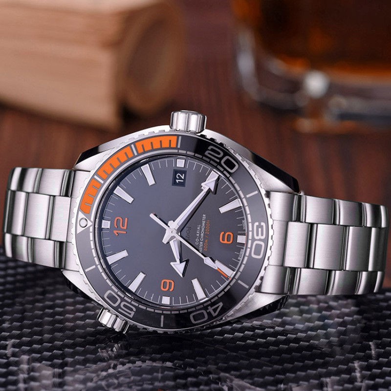 （Bolanxun） Dây đeo đồng hồ bằng thép không gỉ thay thế Đồng hồ lặn Omega Seamaster 300m Dây đeo bằng thép Ocean Universe