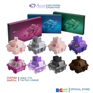 Switch thay nóng cho bàn phím cơ AKKO Cs switch | AKKO (hộp 45 cái) & TTC switch (hộp 10 cái) - Hàng Mai Hoàng