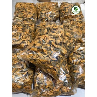 Da cá chiên tẩm trứng muối - đồ ăn vặt