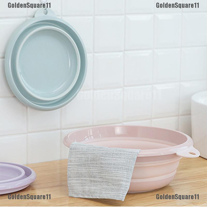 Chậu Rửa Chân Bằng Silicone Có Thể Gấp Gọn Tiện Lợi Dành Cho Cắm Trại