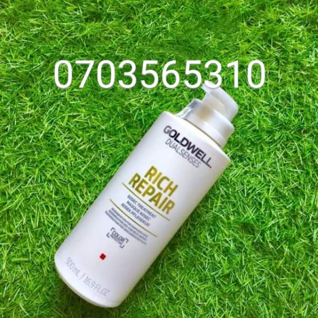 MẶT NẠ Ủ TÓC 60S GOLDWELL DUALSENSES RICH REPAIR RESTORING SIÊU CHỮA TRỊ TÓC HƯ TỔN NEW (500ml)