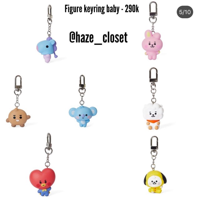 Móc khoá | Figure Keyring Baby BT21