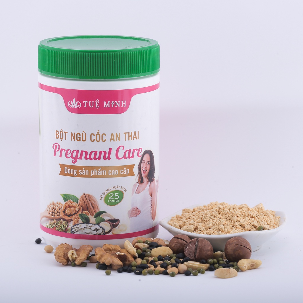 Ngũ Cốc Bầu Tuệ Minh Cao Cấp 25 Loại Hạt Thiên Nhiên Bổ Sung Dưỡng Chất Cho Thai Nhi, Tốt Cho Mẹ Bầu (hộp 0,5Kg)