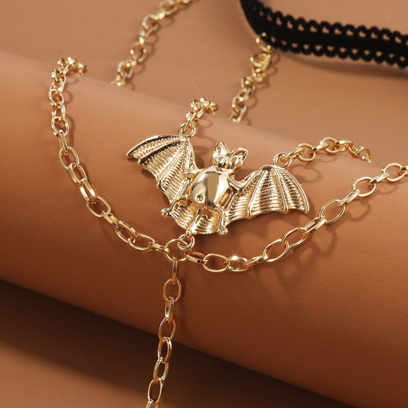 Chuỗi Ngọc Trai Đeo Chân Hình Dơi Độc Đáo Cho Nữ