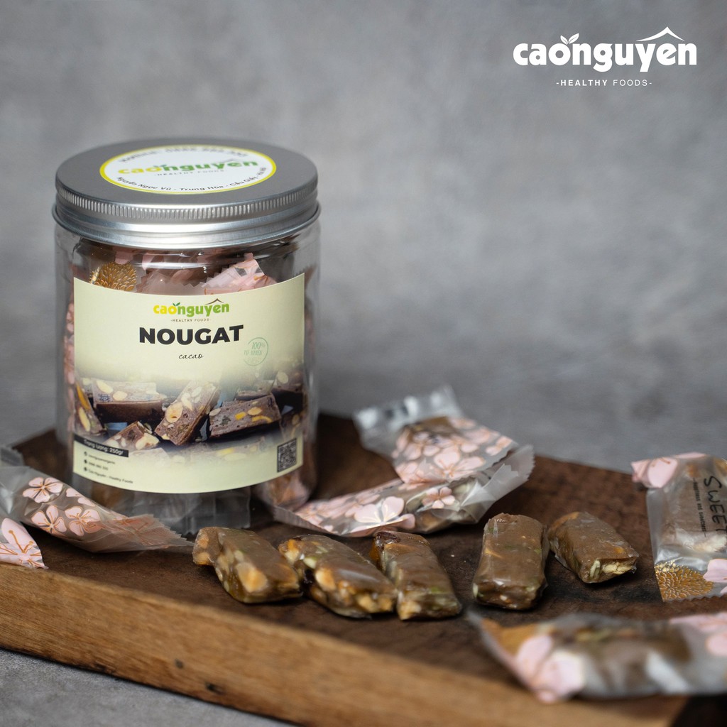 Kẹo Sữa Hạt Nougat Viên kẹo hạnh phúc (mix hạt bí hạnh nhân bơ lạt,...) Kẹo ăn vặt healthy nhiều chất xơ bổ não đẹp da