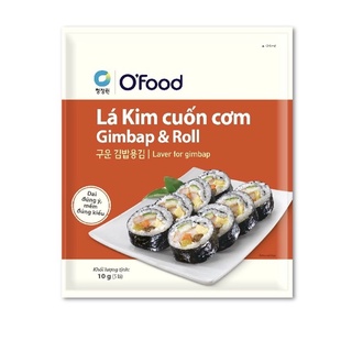 Lá rong biển cuộn cơm O’Food Hàn Quốc 10g/5lá