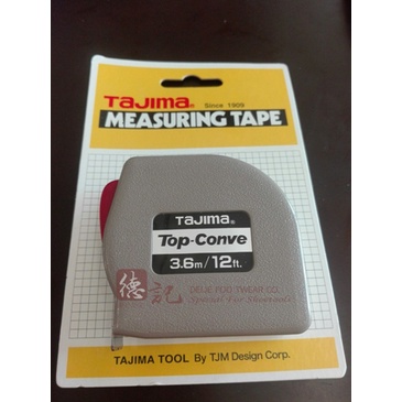 Thước cuộn TAJIMA Top-Conve 3.6m/12ft Nhật Bản