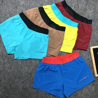 Quần đùi thể thao nam 2 lớp vnxk tập gym, chạy bộ, bơi form ôm