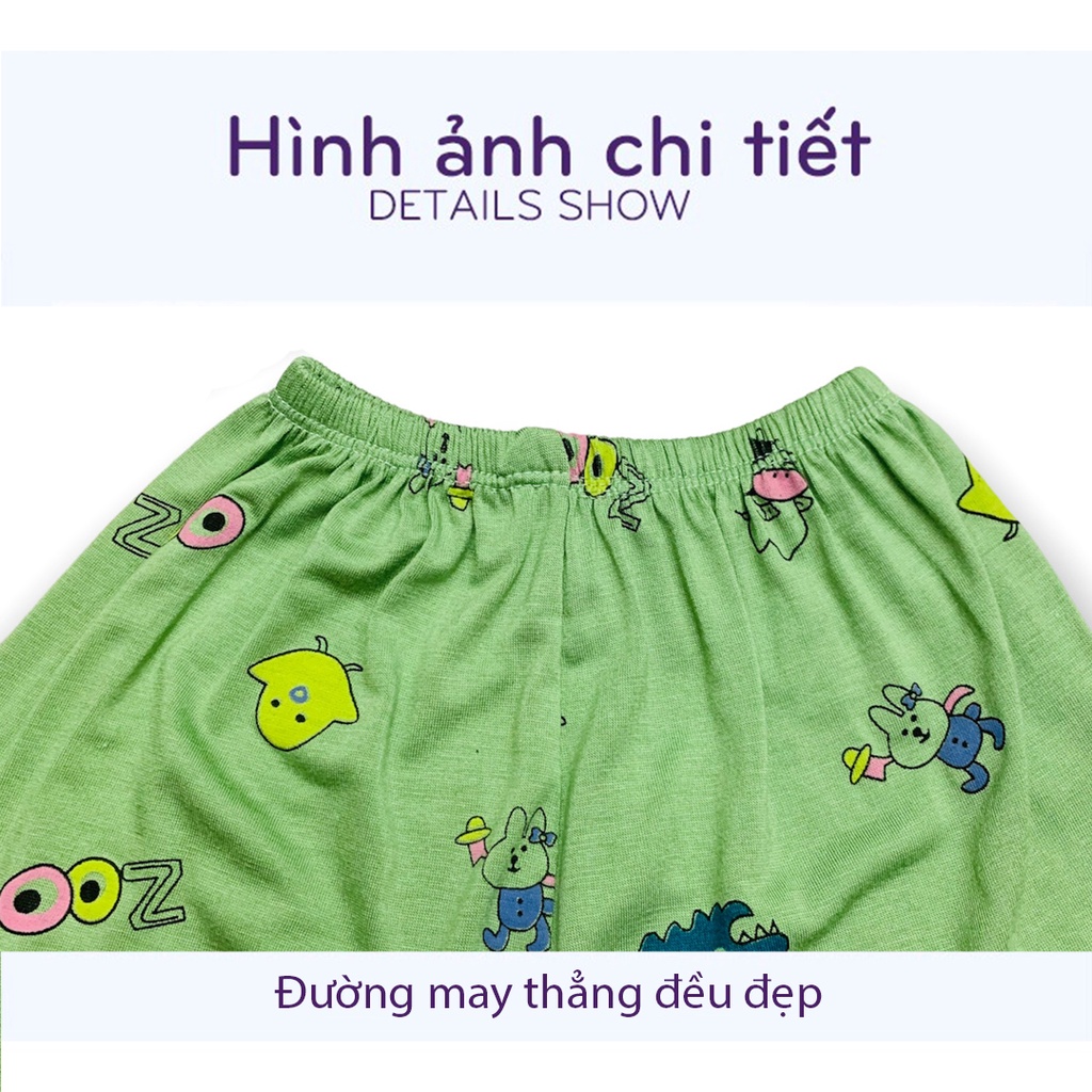 quần đùi cho bé trai bé gái LILIKIDS quần chục chất thun lạnh mềm mát QC15