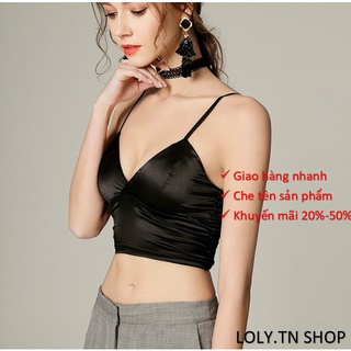 M14 - áo bra 2 dây ,áo lót không gọng - bra nữ satin bản to