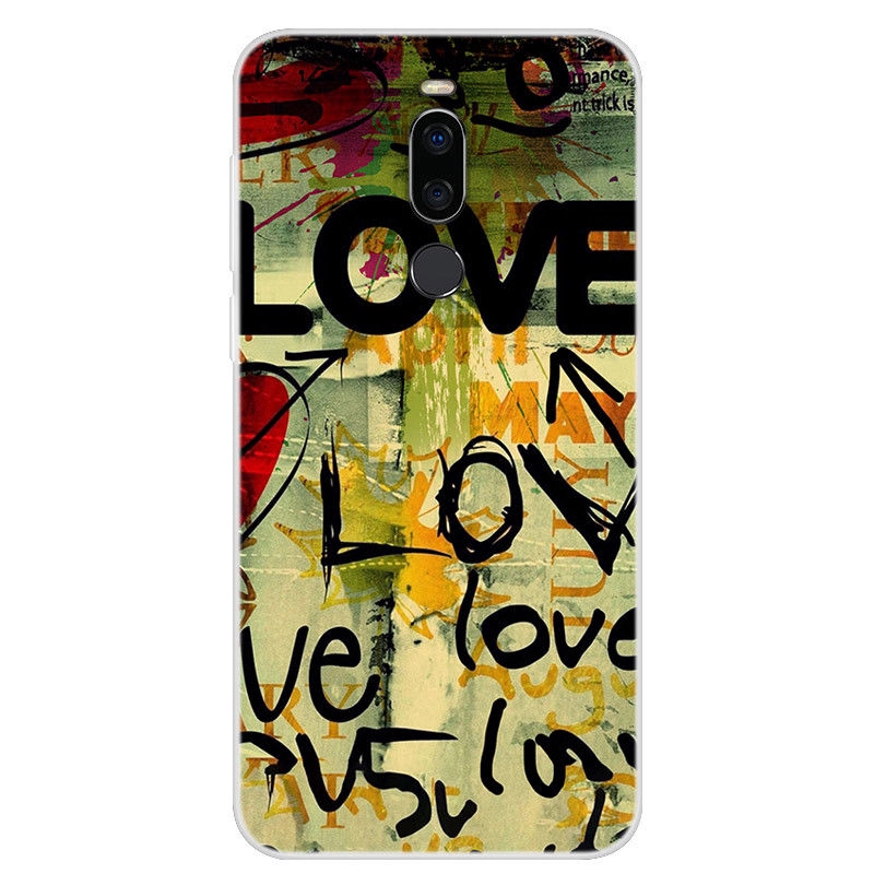 Mobile phone case applicable to Meizu 16 s personalized painted pro6 ultra-thin silicone cover DIY Meilan 6T