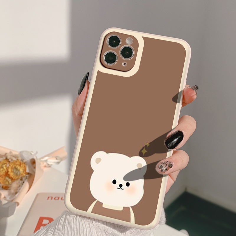 ỐP LƯNG IPHONE Gấu nâu cute iphone 12 pro/13pro/13promax/7/7+/8/8+/X/XS/XSM/11/11PMROMAX tr1040