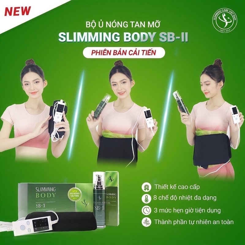 BỘ Ủ NÓNG TAN MỠ SLIMMING BODY SB-II [Chính Hãng]