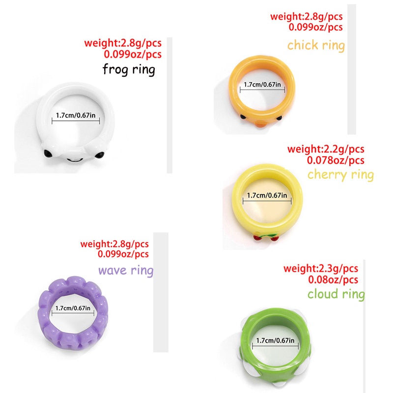 Nhẫn đeo tay hình gà con dễ thương xinh xắn