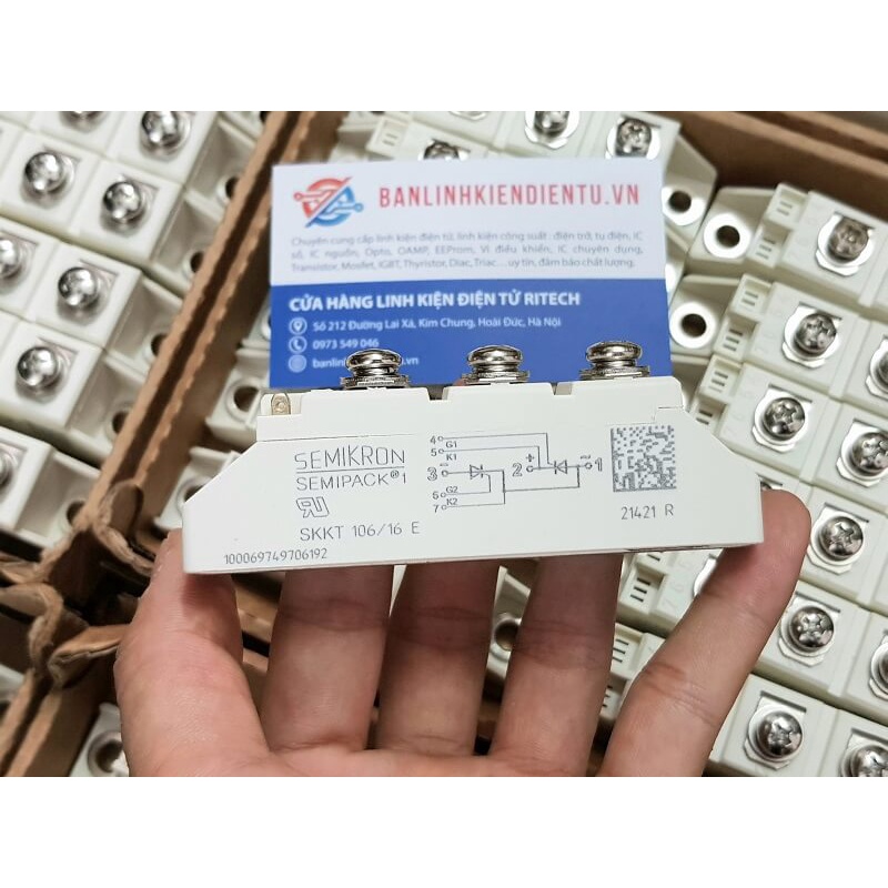 SKKT106/16E, SKKT 106/16E Thyristor Semikron 106A 1600V