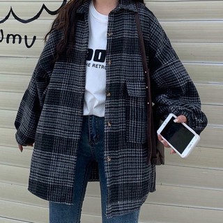 Áo khoác sweater nữ form rộng dài oversize vải nỉ chất đẹp giá rẻ order quảng châu unisex ullzang 2020