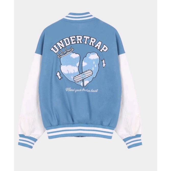 Áo Khoác Bomber Nam Nữ In Chữ UNDERTRAP Chất Liệu Nỉ Bông Siêu Cute - Super Fashion P