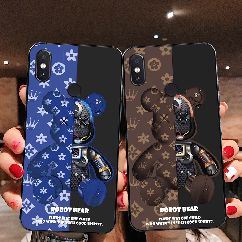 Ốp lưng Xiaomi Redmi note  5/5 PRO-Redmi 6 Pro/MI A2 LITE mẫu bearick kaws đáng yêu