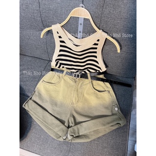 quần short loang màu