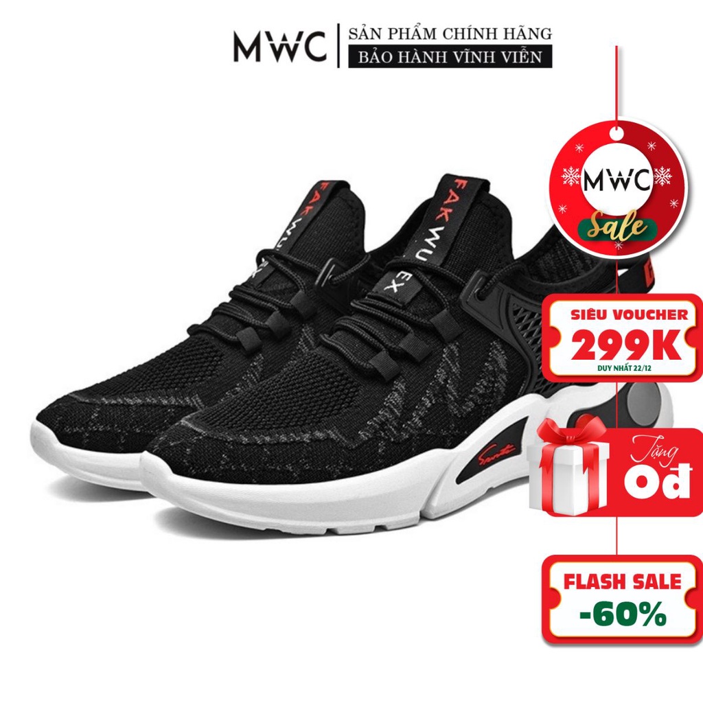 Giày Thể Thao Nam MWC Giày Sneaker Vải Dệt Năng Động Nam Tính NATT-5326