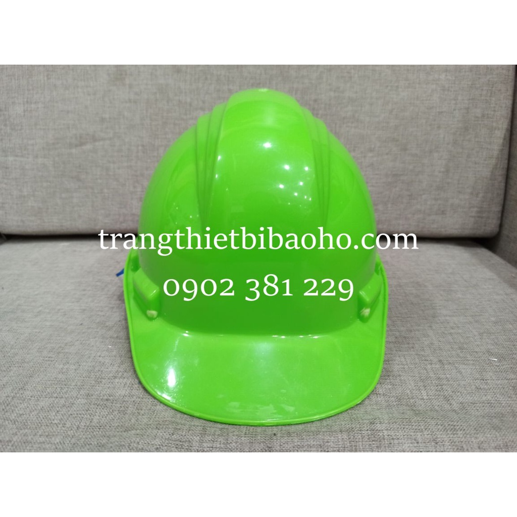 Nón bảo hộ kiểu North nhựa HDPE màu trắng có xốp