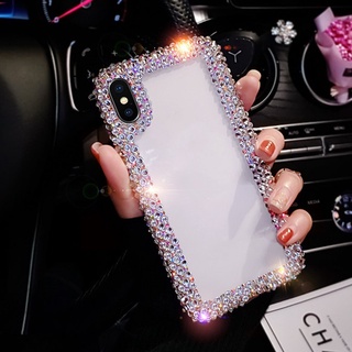 Kim Cương Giả Mềm TPU Dành Cho iphone 14 13 11 Pro X XR XS Max Ốp Lưng Lấp Lánh Bling Cho iphone 7 8 Plus 12 Dành Cho Nữ Cô Gái