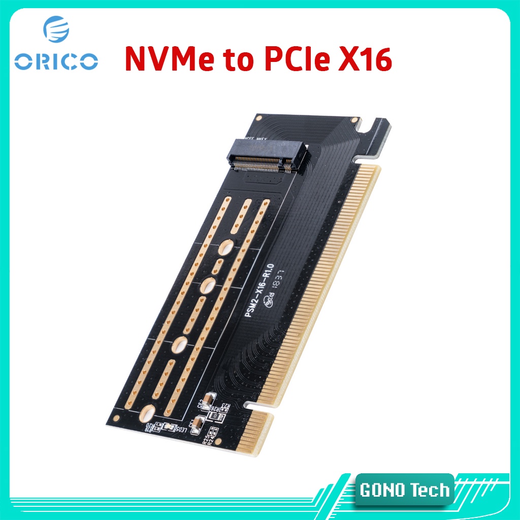 Card chuyển SSD M2 NVMe sang PCIe 3.0 X4 X16 ORICO PSM2 PDM2 | Adapter M.2 to PCI-E Expansion Card