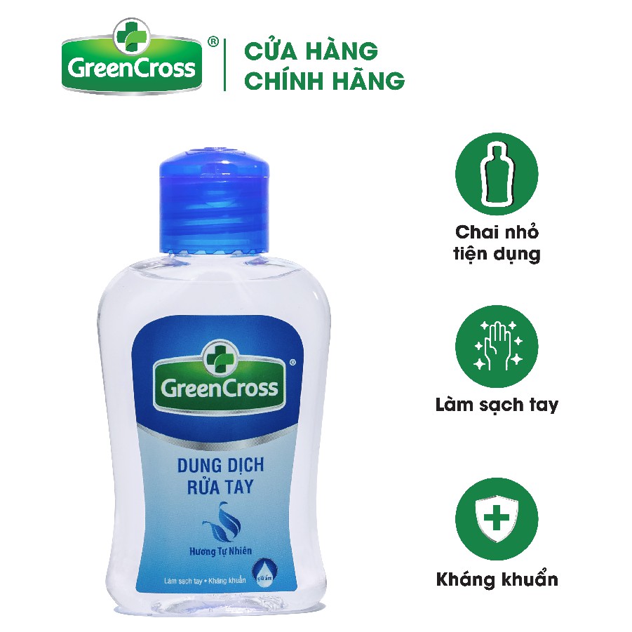 Nước Rửa Tay Green Cross Hương Tự Nhiên (100ml)