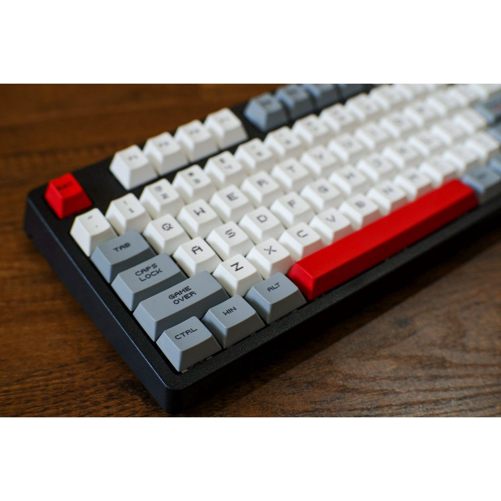 Keycap Pacman 8Bit Cho Bàn Phím Cơ Chất Liệu Thick PBT Cherry Profile In Dyesub 114 Phím |Geabros