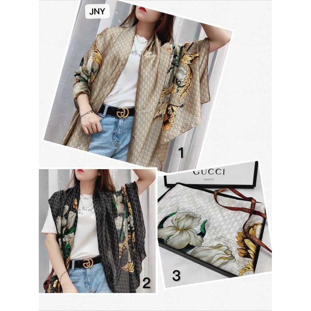 khăn lụa choàng cao cấp hàn quốc KHĂN LỤA VUÔNG CHOÀNG CỔ CAO CẤP NHIỀU HỌA TIẾT