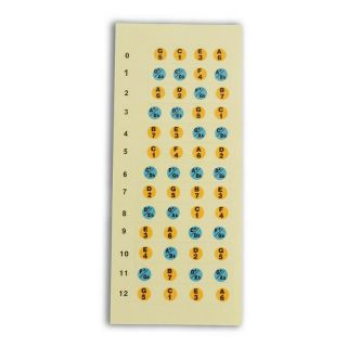 MIẾNG DÁN DECAL TÊN NỐT CHO UKULELE