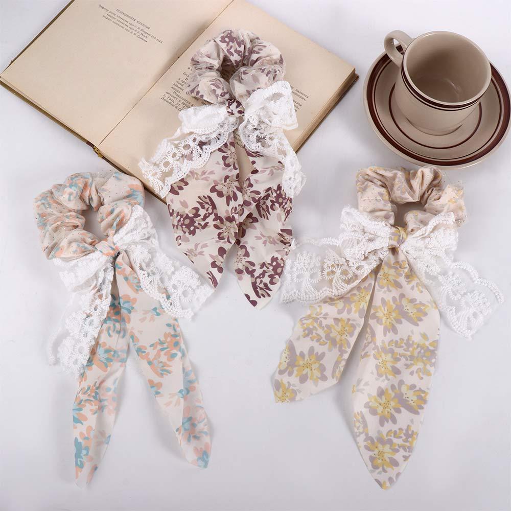 Dây Buộc Tóc Màu Sắc Xinh Xắn Phong Cách Hàn Quốc Cho Nữ