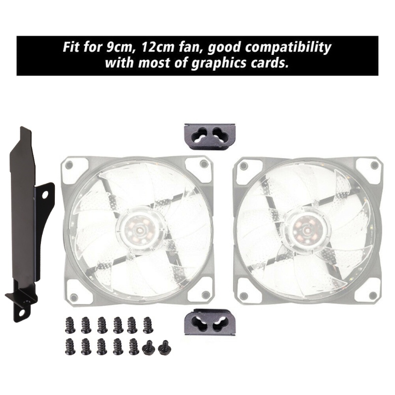 Giá Đỡ Quạt Kép Hỗ Trợ Thẻ Video GPU DIY Dễ Lắp Đặt