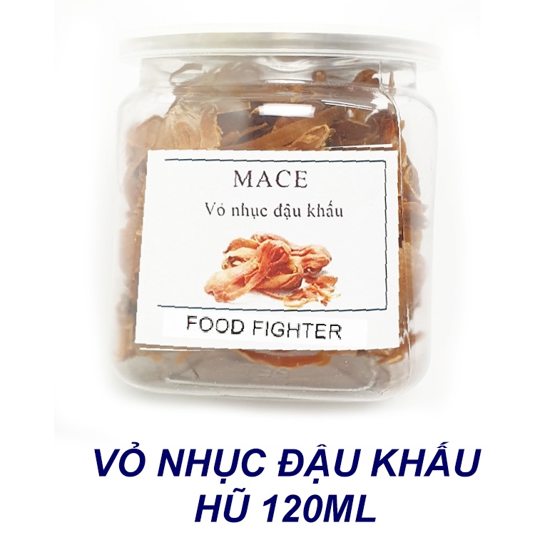 Vỏ Nhục Đậu Khấu nguyên vỏ- Mace - HŨ 120ML