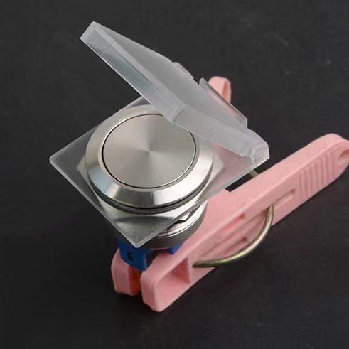 Nút Công Tắc Kim Loại Tròn 16 / 19 / 22mm Bằng Nhựa Chống Bụi / Va Chạm / Thấm Nước