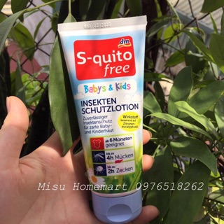 Kem bôi chống muỗi Squito Đức cho bé từ 6 tháng