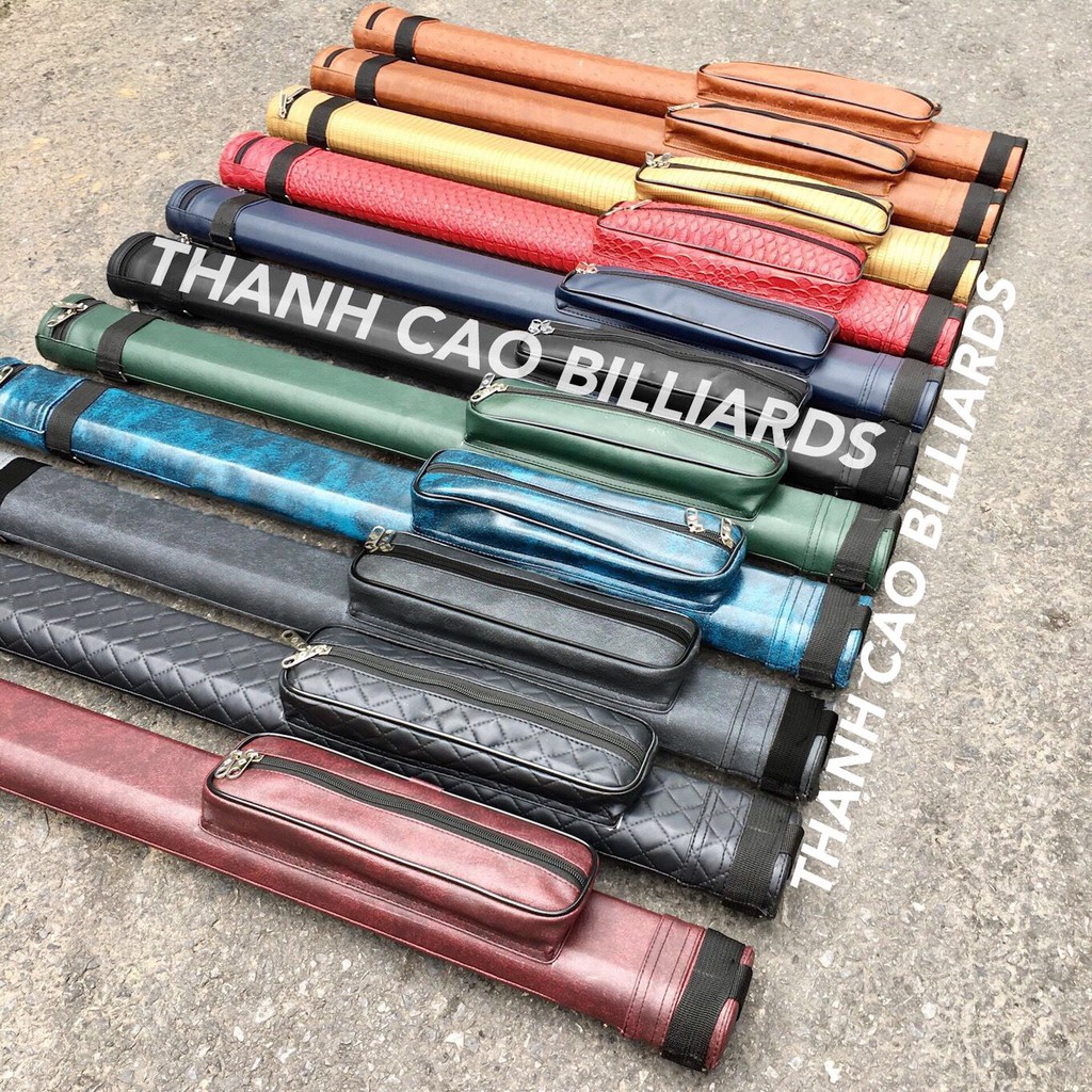 Bao Đựng Cơ Bida Đơn 1x1 | Bao Da Simili Đựng Gậy Bi-a 1 Chuôi 1 Ngọn
