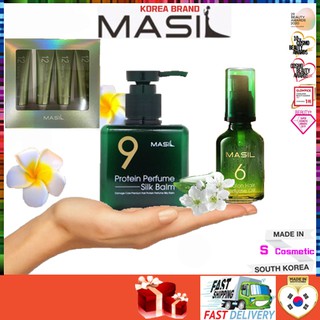 [Masil]180ml💝THƯƠNG HIỆU HÀN QUỐC💝 9 Peptide Hair Care Essence Fragrance Conditioner Mỹ phẩm HÀN QUỐC serum