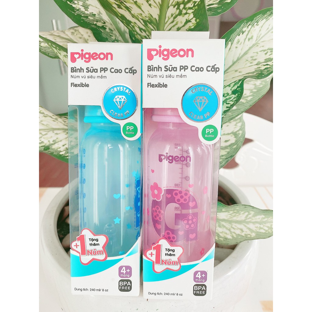 Bình sữa PP cao cấp Bé Trai- Bé Gái 120ml và 240ml