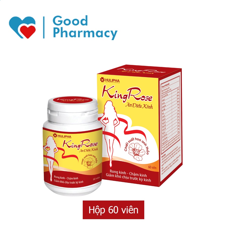 Viên uống An Điều Kinh Kingrose giúp điều hòa kinh nguyệt - Hộp 60 viên
