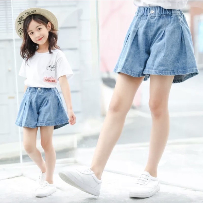 Quần short Demin giả váy cho bé-M0027-❤️ chất Jean mềm❤️RẺ VÔ ĐỊCH