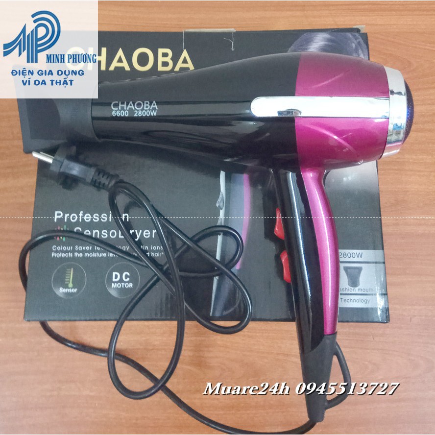 Máy sấy tóc cao cấp chuẩn salon Chaoba 6600 2800w